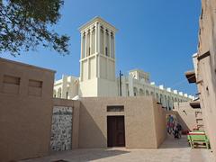 Al Bastakiya historic district with traditional Arabian architecture