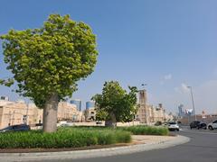 Al Bastakiya historical neighborhood in Dubai with traditional wind towers and narrow lanes