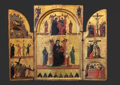Madonna with Child Enthroned by Duccio di Boninsegna, 1311-1313