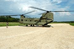 CH-47F Chinook helicopter being refueled at Fort Hood by Sgt. Miguel-Angel Gonzalez