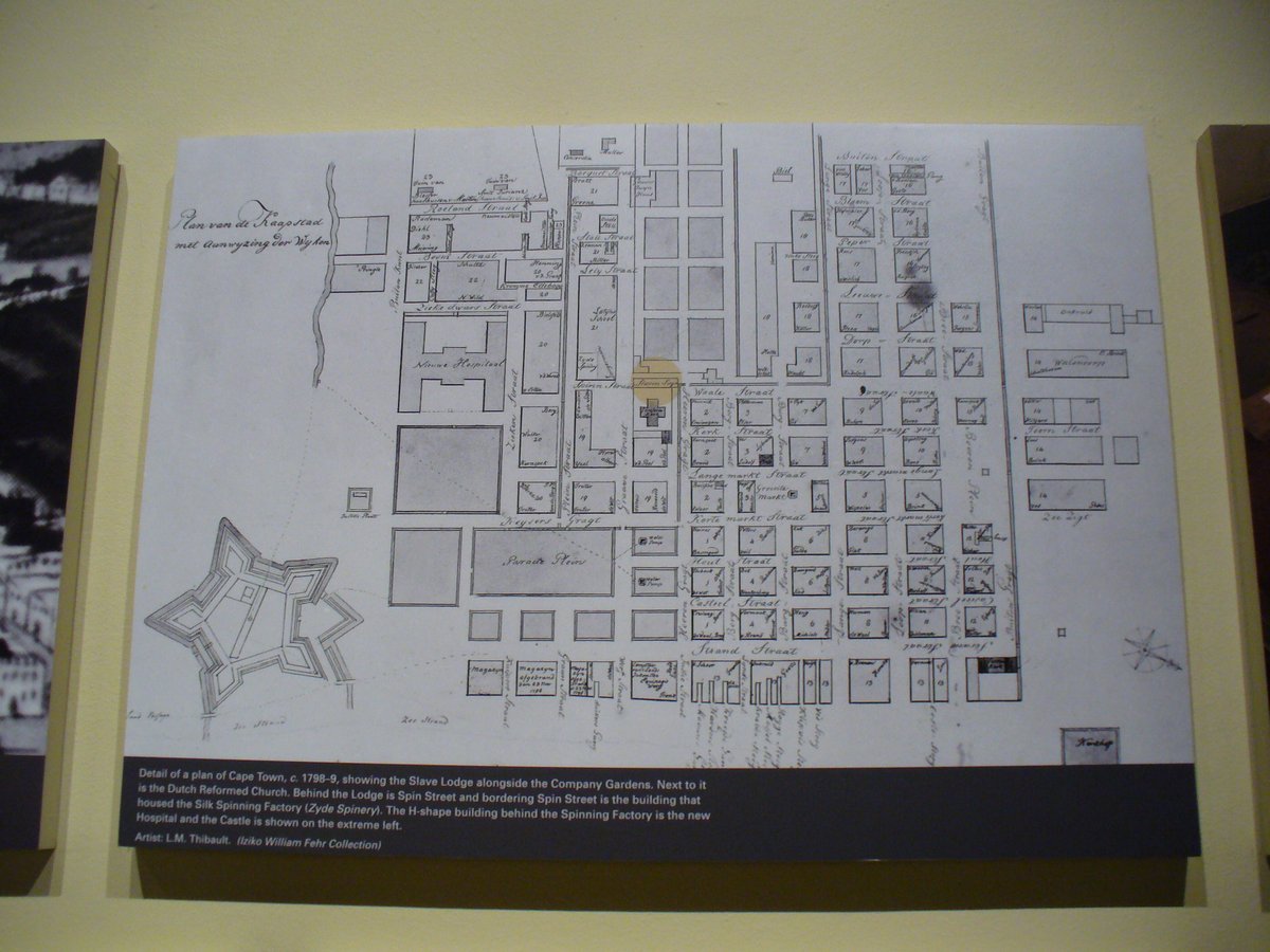 Historical map of Cape Town in 1798 showing coastline and city layout