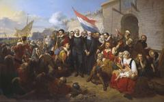 The relief of Leiden by the Sea Beggars in 1574 during the Dutch Revolt