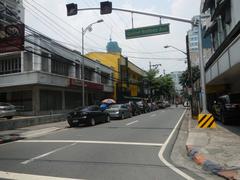 M. H. del Pilar Street intersection with United Nations Avenue and Roxas Boulevard featuring Carlos P. Romulo Monument in Ermita, Manila