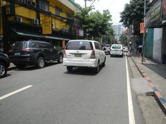 M. H. del Pilar Street corner United Nations Avenue and Roxas Boulevard with Carlos P. Romulo Monument in Ermita, Manila