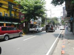 Intersection of United Nations Avenue and Roxas Boulevard at M. H. del Pilar Street in Ermita, Manila with the Carlos P. Romulo Monument visible