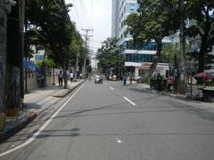 View of United Nations Avenue corner Roxas Boulevard and Carlos P. Romulo Monument in Ermita, Manila with M. H. del Pilar Street