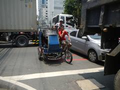 Intersection of United Nations Avenue and Roxas Boulevard with Carlos P. Romulo Monument in Ermita, Manila