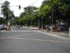 Quirino Avenue in Malate, Manila showing Ospital ng Maynila Medical Center and surrounding streets