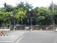 Quirino Avenue with Ospital ng Maynila Medical Center facade and surrounding urban buildings in Malate Manila Philippines