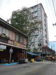 Nazarene Catholic School building front view in Quiapo, Manila on R. Hidalgo Street