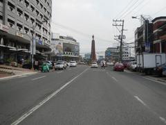 Monument of Tomas B. Morato and 24 Boy Scouts of the Philippines at roundabout in Quezon City