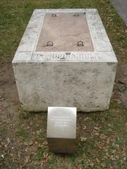 Foundation stone of the Hofoper laid in 1863 displayed in Hanuschhof as part of the State Opera Museum