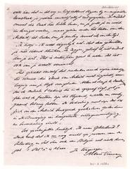 Last page of a handwritten letter from Albert Verwey to Isaäc Pieter de Vooys dated 30 September 1905