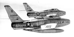 12th Tactical Fighter Wing F-84F Thunderstreaks aircraft 52-6846 and 52-6365