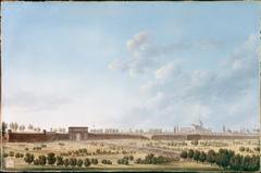 Napoleon entering Milan historical painting
