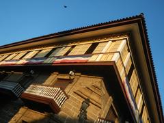 Historical landmarks of Intramuros including San Agustin Church, Plaza San Luis Complex, and Casa Manila in Manila, Philippines