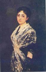 Portrait of the young Marchioness of Monte Olivar painted by Juan Luna in 1881