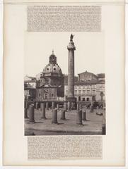 Historic architectural views of monuments in Rome and Tivoli, Italy from 1800-1869