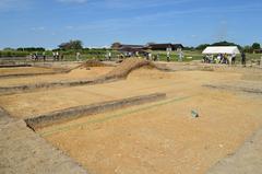 Heijo Palace Daijokan-ato archaeological site in 2019 excavation