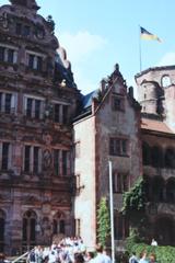 Heidelberg Castle Friedrich Building in Germany