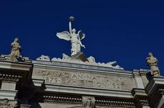 Princes' Gates entrance at Toronto Exhibition Place in bright daylight