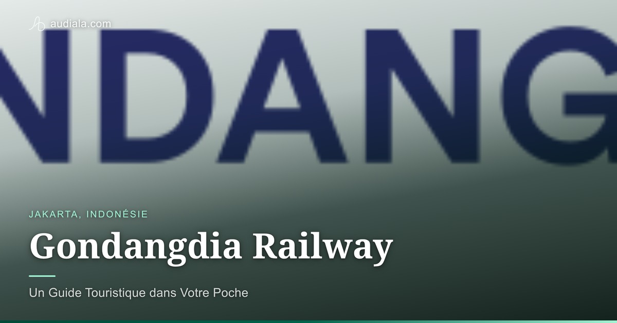 Photo of Gondangdia Railway Station