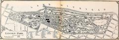 Historical map of Lincoln Park Chicago from 1899