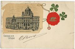 Vienna cityscape early 20th century vintage postcard