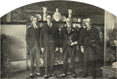 President Manuel Teixeira Gomes unveiling the Luís Fernandes Room at the National Museum of Ancient Art, 1924