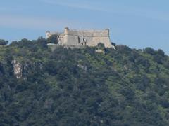 Fort Mont Alban on elevated terrain between Nice and Villefranche-sur-Mer in Alpes-Maritimes, France
