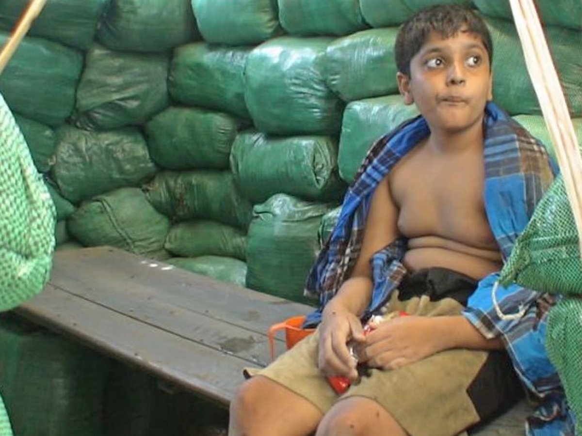 Balachandran Prabhakaran sitting in a bunker