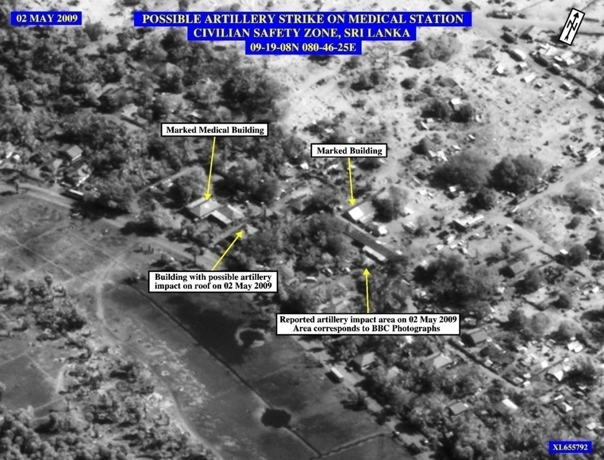 Medical center in Sri Lankan no-fire zone before massacre against Tamils in May