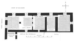 Ground plan of the four rooms fitted up for library purposes by Sixtus IV at the Vatican Library