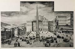 Fresco of Piazza San Pietro in the Vatican from 1587–8 showing architectural and artistic details