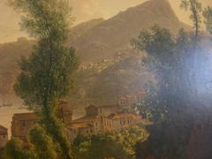 View of Vietri sul Mare and Raito coastal towns on the Amalfi Coast, Italy