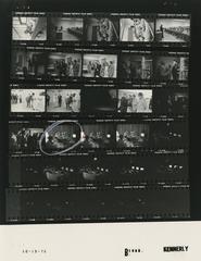 Black and white photo contact sheet B1883 from Gerald R. Ford White House Photographic Office series showing multiple portraits and candid images of Gerald Ford