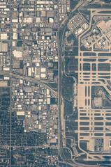 O'Hare International Airport in Chicago viewed from the International Space Station