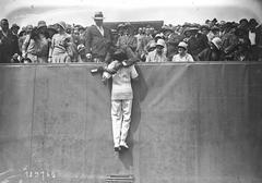 Alain Gerbault and Jean Borotra at 1929 Davis Cup Roland-Garros
