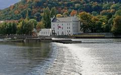 Kampa Museum with view over Vltava river in Prague