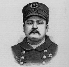 Portrait of Police Officer Mathias J. Degan killed in the 1886 Haymarket Riot