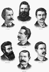 Portraits of the Haymarket Martyrs
