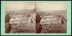 Jesuite Barrack and Fabrique Street in Quebec City historical black and white photograph