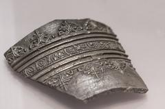 Bronze bell fragment of the Huron-Wendat people from 17th century Christian Island Huronia