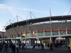 South facade of Stadio Grande Torino stadium after FC Turin vs FC Bologna football match on January 12, 2020