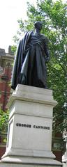 Statue of George Canning near Westminster Abbey London