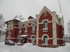 Likhobory station building in Koptovo Moscow