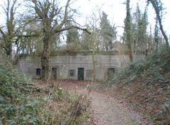 Fort bij Abcoude, part of the Stelling van Amsterdam, showing historic military fortress with brick walls and greenery