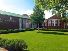Aylesbury Grammar School main building with traditional architecture