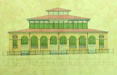 Is-Suq Tal-Belt Victorian Architecture exterior elevation drawing 1861