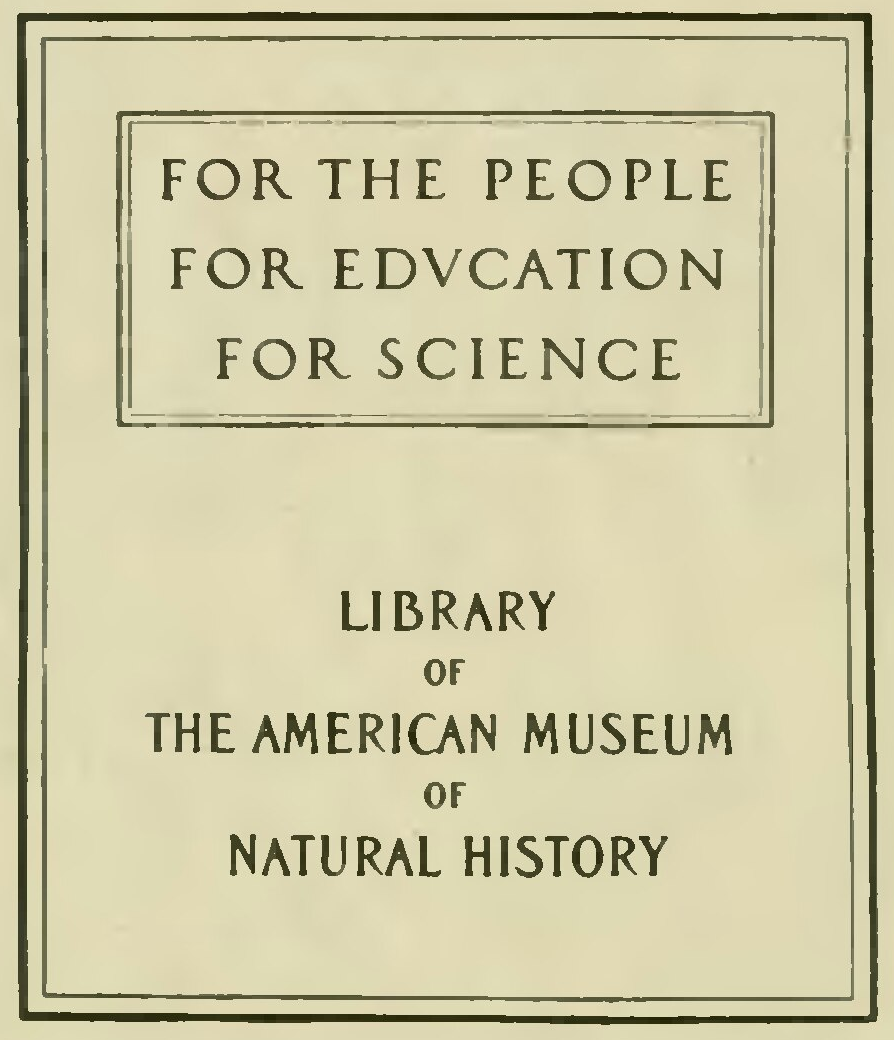 Ex libris bookplate of the American Museum of Natural History Library from The Emu journal 1921-22